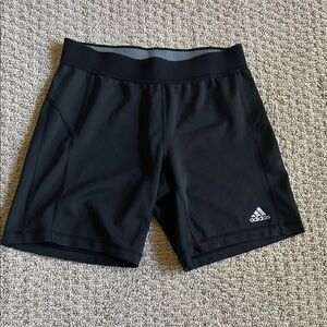 Adidas Black Techfit Compression Performance Shorts. NWOT